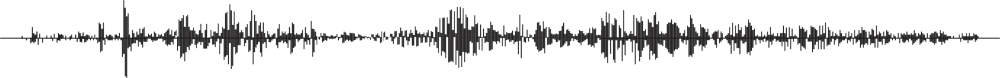 Seismograph printout as graphic
                  separator